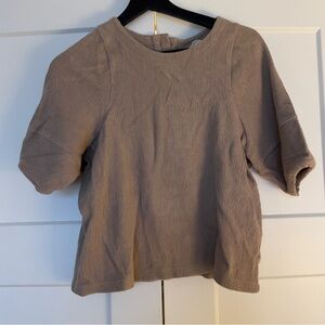 Madewell Short Sleeve Taupe Tee